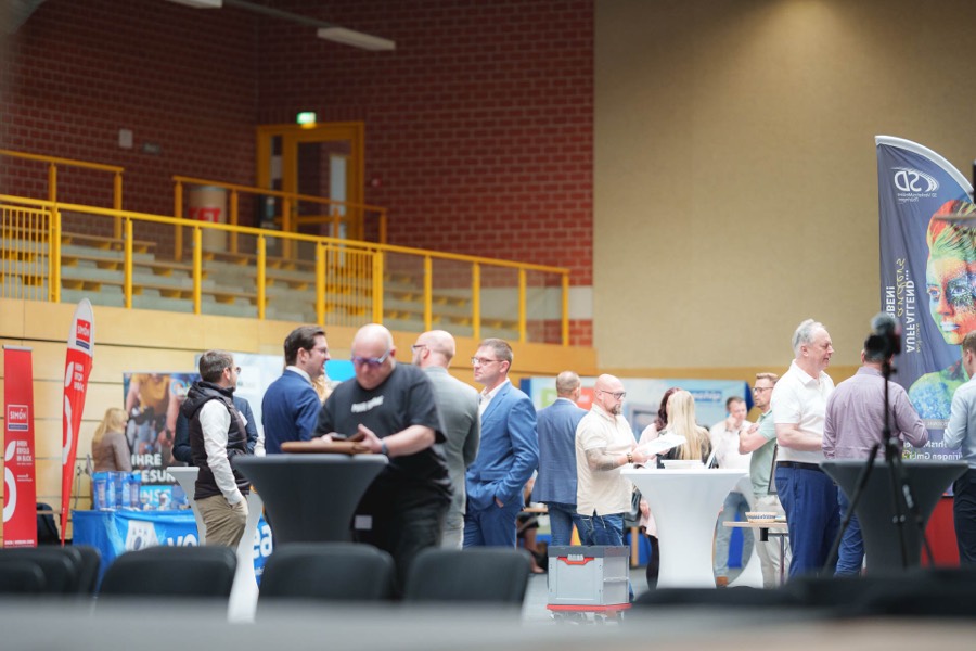 Blick in die Ausstellungshalle