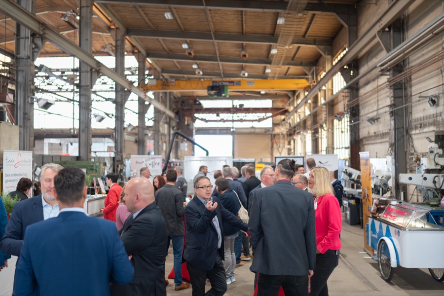 Blick in die Halle
