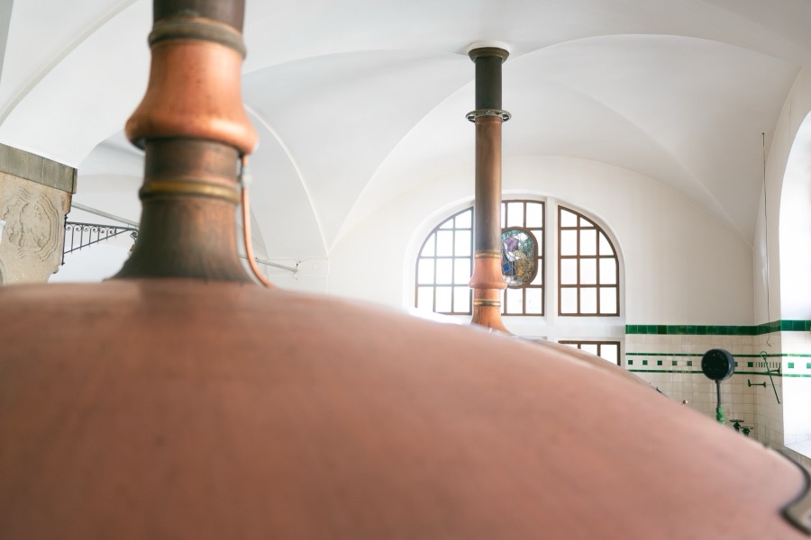 Sudkessel im Sudhaus