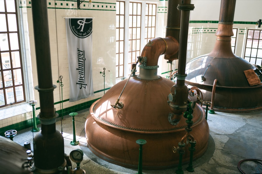 Sudhaus der Altenburger Brauerei